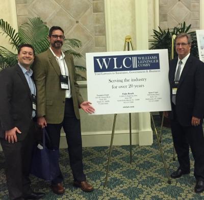 Jim Williams, Lee Baggett and Phil Wiseberg attended FIFEC's June 2017, insurance fraud seminar in Orlando,